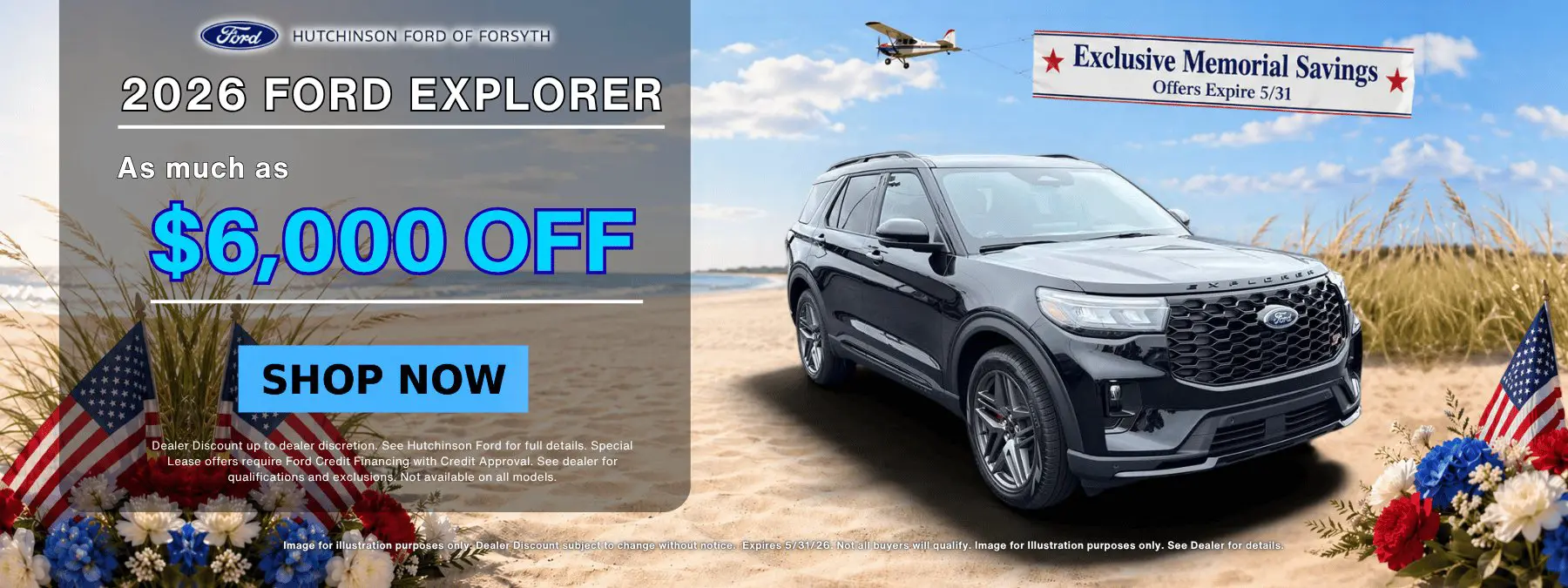 Ford Explorer Memorial Day