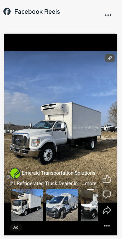 Emerald Transportation Solutions Facebook Reels Ad